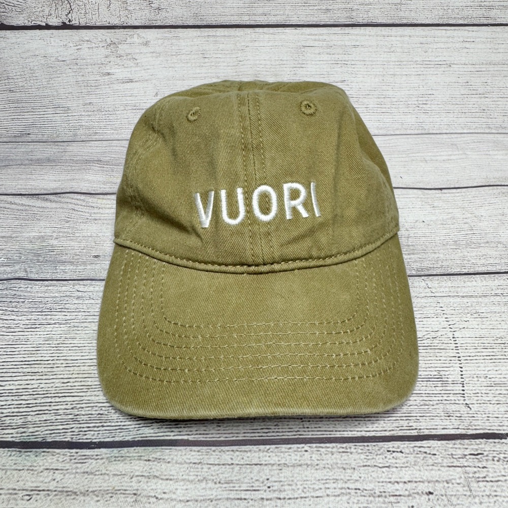 Vuori Hat Adjustable Baseball Cap Embroidered Logo Casual Sporty‎
